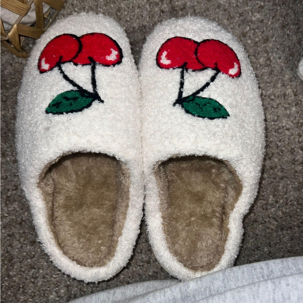 Cherry slippers